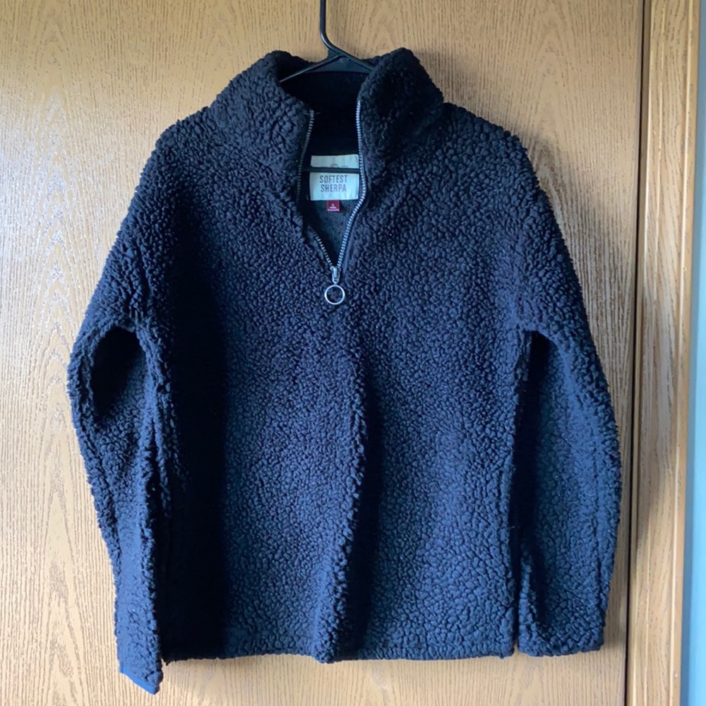 Black Sherpa sweater